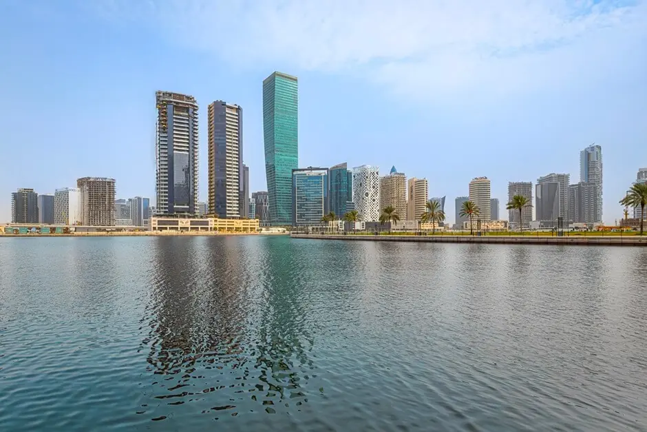 Business Bay canal front land sale